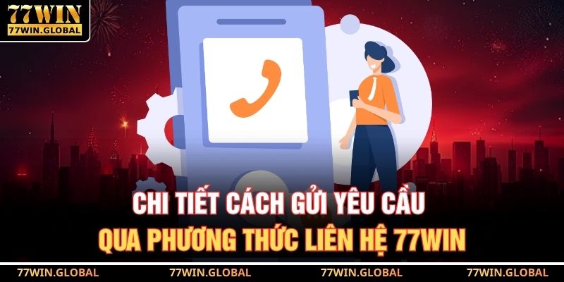 Chi tiết cách gửi yêu cầu qua phương thức liên hệ 77WIN